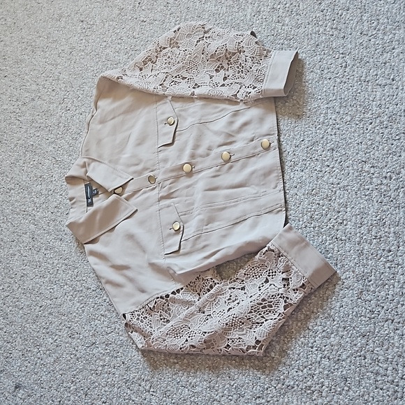 New INC International Concept  Floral Lace Arms Summer and Fall Blouse J… - Picture 2 of 10
